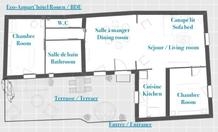 Appartement Eco-appart'hôtel - Bde